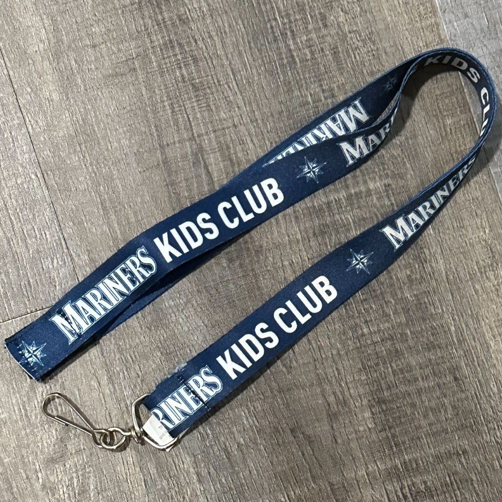 💞 Navy Blue Seattle Mariners MLB Baseball Kids Club Lanyard
